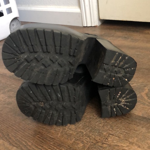 RARE Vintage Buffalo London Platform Combat Boots - Picture 6 of 11